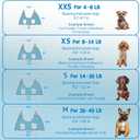 Supet Dog Grooming Hammock Harness for Dogs Cats, Relaxation Pet Nail Clipper Hammock, Restraint Dog & Small Animal Leashes Sling for Groomingk for Nail Trimming (Coral Blue, S)