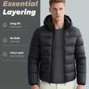 WEERTI Thermal Underwear for Men Long Johns with Fleece Lined Base Layer Men Cold Weather Top Bottom (Gray, M)