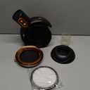 Portable Range Hood, Desktop Range Hood with 2 Speed Exhaust Fan, Detachable Aluminum Filter, Large Oil Collection Cup, Portable Kitchen Exhaust Fan for Indoor BBQ, Hot Pot Camping Trips Home (Gold)