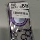 Magnetic Kickstand Glitter Case for iPhone 17 Pro,[Compatible with Magsafe] Cute Bling Sparkly Rhinestones with Camera Protector &Makeup Mirror Women Girls Case for iPhone 17 Pro 6.3", Purple