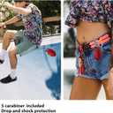 AirPods 4 Case, Heart-Shaped Liquid Silicone Protective Cover 2024, Compatible with AirPods 4th Gen, Clear Shockproof and Anti-Drop Full Protection Case for Women and Men (Red)