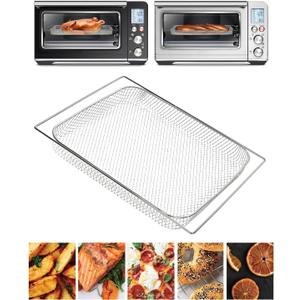 1PC Air Fry/Dehydrate Mesh Baskets Compatible with Breville BOV860 Smart Convection Oven Air Fryer,Stainless Steel Baking Rack Tray Replacement for BOV860BSS/BOV860BST/BOV860BTR for 11 Cooking Modes