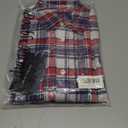 Double Pump Mens Flannel Shirts Cotton Long Sleeve Casual Regular Fit Button Down Plaid Shirts Small