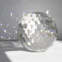 Clear Glass Crystal Ball Prism Suncatcher Rainbow Maker, Crystals Prisms for Window, Feng Shui, Home Office Garden Decoration (150mm/5.9inch)