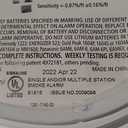 Kidde Smoke Detector, Hardwired Smoke Alarm with 9-Volt Battery Backup, Test-Reset Button, Interconnect Capability, 1 Count (Pack of 1), White, EXP Date: 2032/Apr. 22