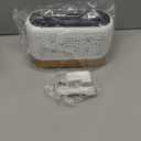 Earnest Living Essential Oil Diffuser Ultrasonic Classic Flame Air Diffuser 200ml Fire Mist Timers Night Lights and Auto Off Function Home Office Humidifier Aromatherapy Diffusers for Essential Oils (White)