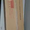 WINNICE Full Length Mirror with Lights, 56" x 16" LED Lighted Floor Standing Body Mirror, Dimmable & 3 Color Lighting for Bedroom, Cloakroom, Dressing Room, Tempered Glass, Square White