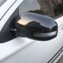 1Pair Car Rearview Mirror Cover Trim for Mitsubishi Outlander 2013 2014 2015 2016 2017 2018 2019 2020 Carbon Fiber
