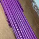 10 Packs Tomato Cages for Garden Support Up to 48" Tomato Plant Stakes Support with Adjustable Snap Arms Clips Plastic Coated Alloy for Outdoor Beans Potted Climbing Plant Supplies(Purple)