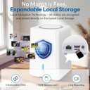 4K Solar Security Cameras Wireless Outdoor with Local Storage Base | No Subscription or Monthly Fees,360 Pan&Tilt with Automatic Tracking,5G&2.4G Router Compatible,4 Cam Kit for Home Security