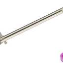 8 Inch Shower Head Extension Arm Brushed Nickel. Solid Brass Adjustable Shower Arm Extension. Lower Or Raise Any Rain Or Handheld Showerhead To Your Height & Angle  Universal Connection (BN)