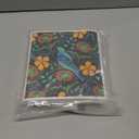 Swedish Dish Cloths for Kitchen, 6 Pack Reusable Paper Towels Washable, Super Absorbent Cellulose Kitchen Towels, Quick Drying Dish Cloths Sponge for Cleaning (Birds Flowers)