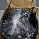 Meowell 8/7/6 inch Plant Pots, 3 Set Cylinder Flower Pots for Outdoor Indoor Plants, Decorative Plastic Planters with Drainage Holes and Saucers for Garden House Plants, Black