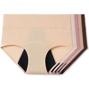 Everdries Washable & Reusable Incontinence Underwear for Women Over 60 - Leakproof, Discreet, Absorbent, Machine-Washable Panties (Comfort Plus, L, Pack of 5)