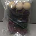 30pcs 6cm/2.4'' Velvet Xmas Balls Flocked Hanging Ornaments Christmas Decoration for Xmas Tree, Garland, Fireplace, Railing. Burgundy, Green, Brown, Beige (2.36" Velvet)