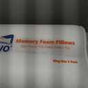 UYWO Cooling Pillows King Size Set of 2, Memory Foam Pillows with Zipper, Firm Bed Pillows Adjustable for Hot Side Back Stomach Sleepers