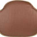 Klear Vu Gripper Omega Non-Slip Windsor Chair Cushions with Skid-Proof Seat Pad for Dining Room, Kitchen, and Office Use, 16x15 Inches, 2 Count (Pack of 1), Gold