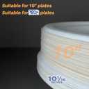 Paper Plate Dispenser Just for 10-1/16 inches Paper Plates, Under Cabinet Papers Plates Holder, can be Taken up and Down, Suitable for RV Travel and use for Under Kitchen cabinets