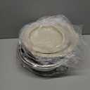 Stainles Steel Mixing Bowls with Lids Set, Stackable Metal Mixing Bowl with Strainer, 5-Piece - Beige