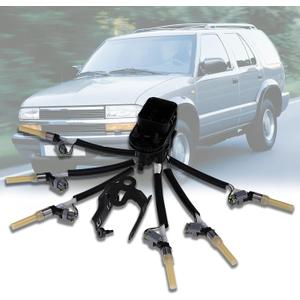 LEVANLIGHT FJ503 Spider Fuel Injector 4.3L V6 Compatible for Chevy Express Silverado 1500 Astro Blazer GMC Sierra Savana 1500 Sonoma 1996-2002 Replace# FJ10565 4G1887 19210688 12568332