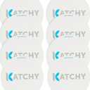 Katchy Indoor Fly Trap - Catcher & Killer for Mosquito, Gnat, Moth, Fruit Flies - Non-Zapper Traps for Buzz-Free Home (8-Pack Glue Boards for Duo Model, White)