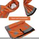 Sumato Scarf for Women Fall Winter Shawl Wraps Long Women Scarves Warm Soft Cashmere Feel Classic Elk Style (Orange)
