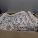 Rugland 8x10 Area Rugs - Stain Resistant Washable Rug, Anti Slip Rugs for Living Room, Vintage Tribal Area Rugs(Medallion 01-Multi, 8'x10')