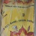 EVERSHOW Neoprene Mahjong Mat with Rules, 33x33 Inch Mahjong Mat for Table, Non-Slip Noise Reduction Mah Jongg Mat with Carrying Bag and 3 Dice for Poker, Card, Board, Tile Games, Dominoes (Yellow)