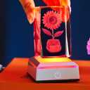 Inspiring gifts suitable for women, Sunflowers Flower Night Lamp,Rechargeable Cordless Touch Table Lamp,Festival Restaurant Bedroom Bar Coffee Shop Birthday Gifts for Women Mom (you're awesome)