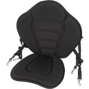 Kayak Seat Luxurious Padded Canoe SUP Seat Adjustable Boat Seat Comfortable Composite Quick Dry Fishing Seat Back Support for Universal Sit