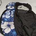 Dreaweet Hawaiian Hawaii Aloha Print with White Hibiscus Flower Car Seat Covers Front Seat Protector Cover Mat Full Set of 2pc Universal Bucket Seat Cover for Car SUV Automotive