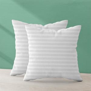 Trendy Home 24x24 Throw Pillow Insert (Set of 2, White) Bed and Couch Pillows Stuffer Hypoallergenic, Decorative Home Indoor Outdoor Sofa Pillow Filler (Machine Wash, 2 Pack)