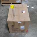 Linon Lennon Modern Black Two Drawer Nightstand with Gold Hardware and Modern Gold Legs