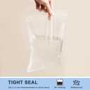 Joybest 5 X 7 Inch (1000 Pcs) Clear Plastic Bags, Reclosable Zipper Poly Bags with Resealable Zip Top Lock for Prints, Cards, Envelopes, Jewelry