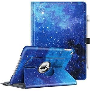 Fintie Rotating Case for iPad 6th / 5th Generation (2018/ 2017), iPad Air 2 / Air 1 (9.7 Inch) - 360 Degree Rotating Stand Cover Auto Sleep Wake, Starry Sky
