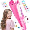 Yoloflix Hair Gem Stamper Kit,Bling Hair Jewels for Girls, Hair Styling Tool with Reusable Shining Diamonds, Christmas Birthday Arts & Crafts Gift for 512 Year Old Girl