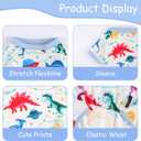 Dog Pajamas for Small Dogs, Soft Thin Pjs Jammies Cat Doggie, Summer Spring Pet Cute Puppy Clothes Outfits Doggy Boy Girl (Small) (UFO Dinosaur)