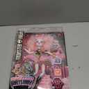 Monster High Scary Sweet Birthday Doll, Cupid Asteria in Pink and Red Party Dress with Themed Accessories Like Invite, Balloon, Gift and More