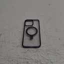 TORRAS Magnetic Ostand for iPhone 14 Pro Max Case [Military Grade Drop Tested & Compatible with MagSafe & Built in Kickstand] Translucent Slim Protective Anti-Fingerprint 6.7" 2022, Lilac Purple