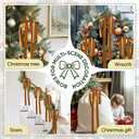 Artmag 6 Pcs Velvet Christmas Large Swag Bows 23.6x15.7 Inch Rustic Staircase Wreath Fireplace Vintage Bows for Christmas Tree Topper Holiday Indoor Outdoor Decor (Camel)