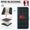 TUCCH Wallet Case for iPhone 17e/16e, [RFID Blocking] 4 Card Holder Kickstand [Shockproof TPU Inner Case] PU Leather Magnetic Closure Protective Cover for iPhone 17e 2026/16e 2025 6.1", Black