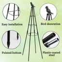 Garden Trellis, Support Plant Stand for Climbing Plants Outdoor and Indoor Trellis, Potted Plants Flowers Vegetables and Vines, Tomato Cage Tower - 1 Pack