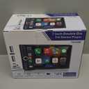 7" Double Din Car Stereo with Wireless Apple CarPlay&Android Auto,180W Outputs, Bluetooth 5.2/FM/AM/USB-C/38W Fast Charge/Physical Knob/Weatherproof Backup Camera/USB,Stereo for 7x4.02"Double Din Size