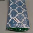 Smiry Rectangle Table Cloth, Waterproof Vinyl Tablecloth with Flannel Backing for Rectangle Tables, Wipeable Spillproof Plastic Tablecloths for Dining, Camping, Indoor and Outdoor (54"x78", Teal)