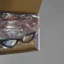 Yogo Vision Reading Glasses Readers for Women Cateye Eyeglasses and Light Spring Hinge Frame Set of 5: Black, Grey, Pink. Hot Pink, Brown Havana 2.5