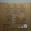 Cumbor 29.7-46" Baby Gate for Stairs, Toddler Safety Essentials for The House, Auto Close Dog Gate for Doorways, Mom's Choice Awards Winner-Easy Install Pressure Mounted Pet Gates for Dogs, White