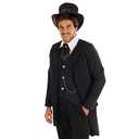 Fun Shack Mens Victorian Suit with Tailcoat (Large)