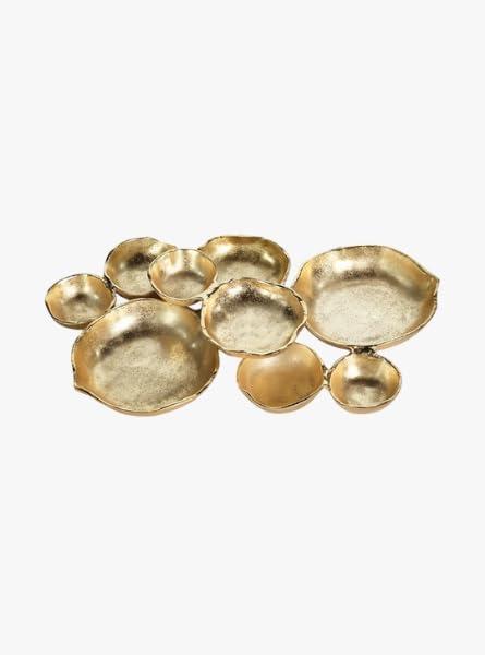9 Cluster Serving Tray (Luxe Gold)