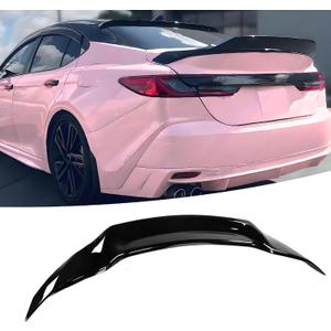 Rear Trunk Spoiler Wing ABS Fit for Toyota Camry 2025 2026 R Style LE/SE/XLE/XSE/Hybrid Duckbill High Kick Decklid Lip Exterior Accessories(Gloss Black)