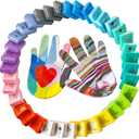 Hapinest Make Your Own Clay Handprint Bowl Kit for Kids, Art and Crafts for Boys & Girls, Kids DIY Craft Kit, Clay Bowl Handprint Kit for Kids, Handprint Kit Clay Craft Kit Ages 6 7 8-12 & Up